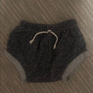 Cozy Gray Knit Kids Shorts 18-24 months